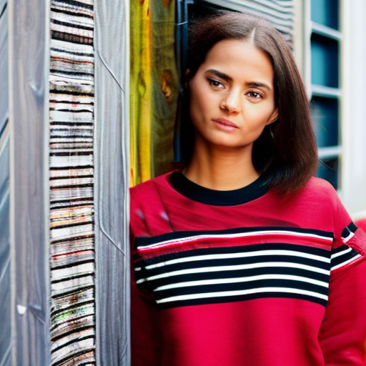Stable Diffusion prompt: A waist-up portrait of a young b...