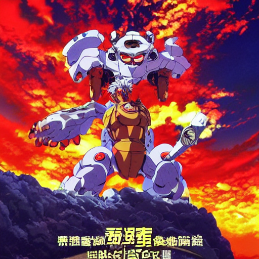 Stable Diffusion prompt: incredibly powerful Anime tiger,...
