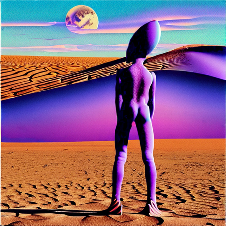 Stable Diffusion prompt: album cover illustration of a st...