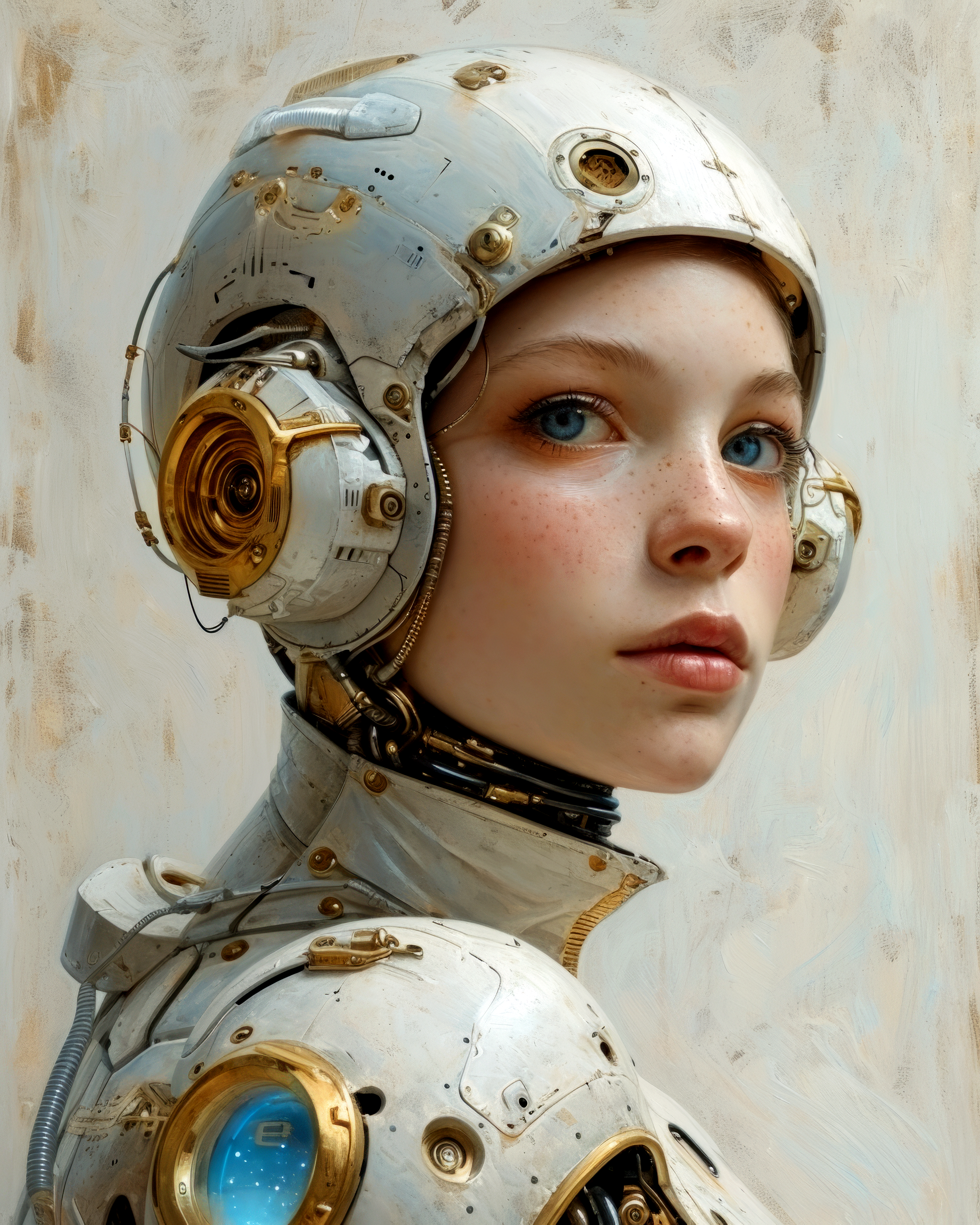 صورة مولدة بالذكاء الاصطناعي: Robot Witch (نموذج Midjourney - صور شخصية)