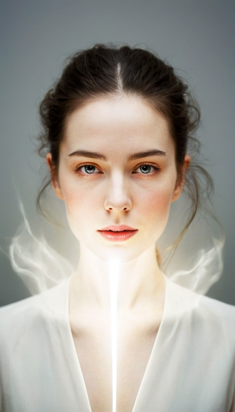 AI generated: Stable Diffusion prompt: digital art, fashion editorial, a close up portrai... (Stable Diffusion - Fashion)