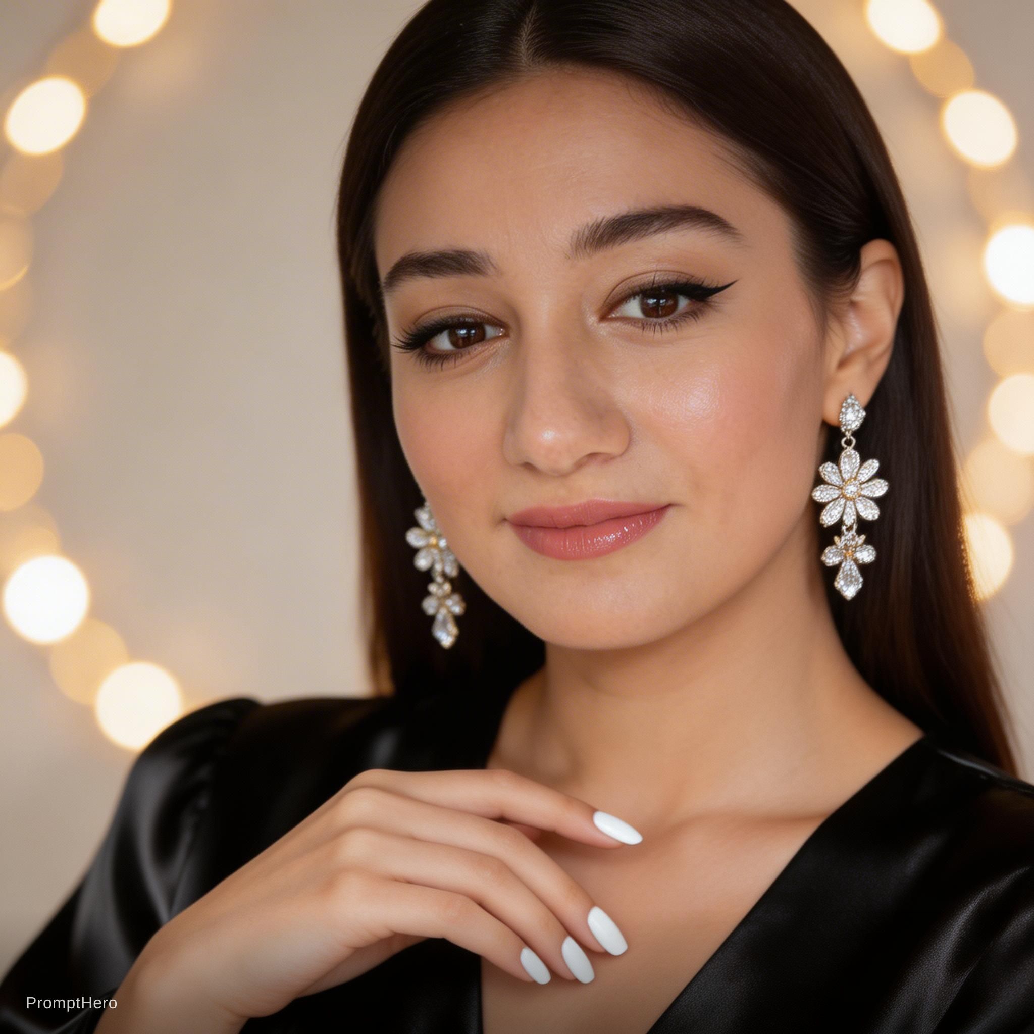 AI generated: Seedream 5 prompt: Ultra-realistic high-end beauty portrait of a youn... (Seedream 5 - Fashion)
