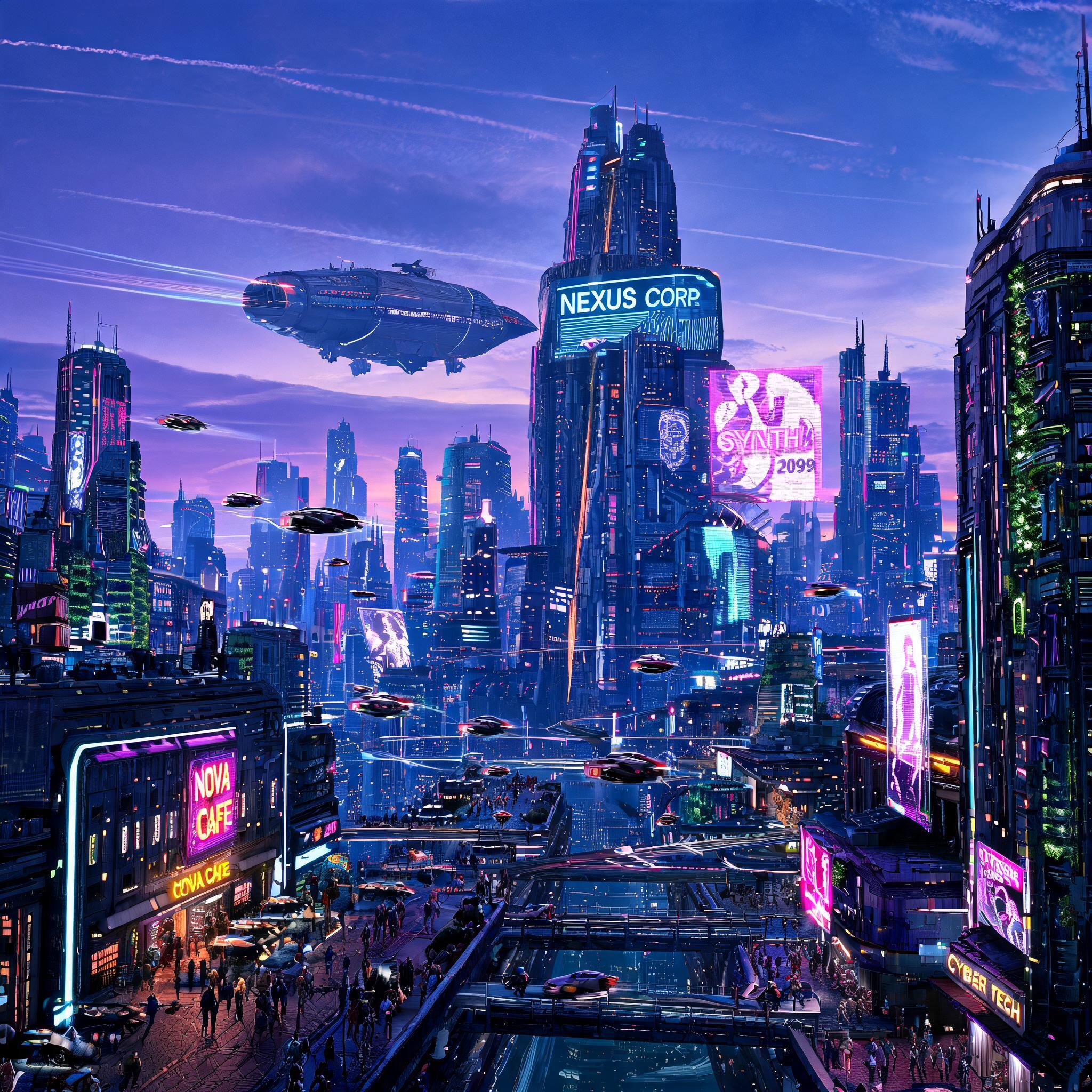 AI generated: Seedream 5 prompt: Create an image of a futuristic Mega City. (Seedream 5 - Concept Art)