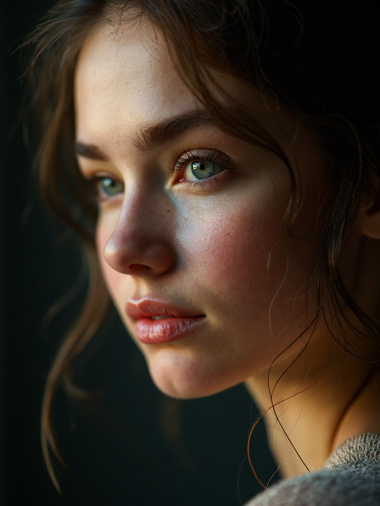AI generated: FLUX prompt: 20-year-old woman, (highly detailed face:1.4) (smi... (FLUX - Photography)