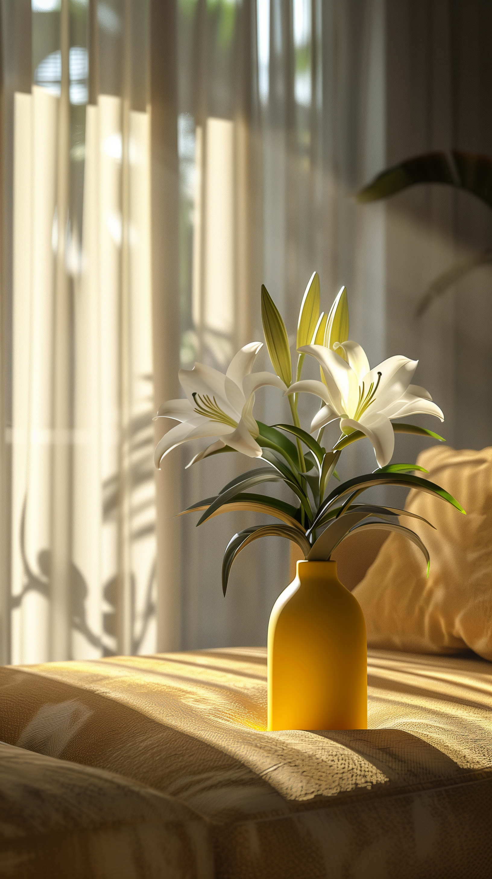 AI generated: Lily with sunlight (Midjourney - Photography)