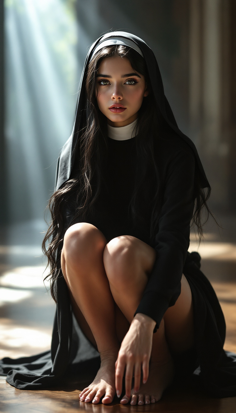 AI generated: FLUX prompt: Hyper realistic full body view of beautiful 18yo n... (FLUX - Concept Art)