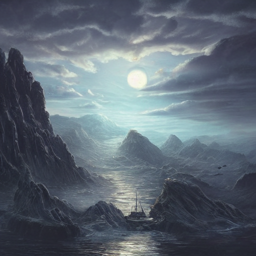 Stable Diffusion prompt: alien world landscape, art stati...