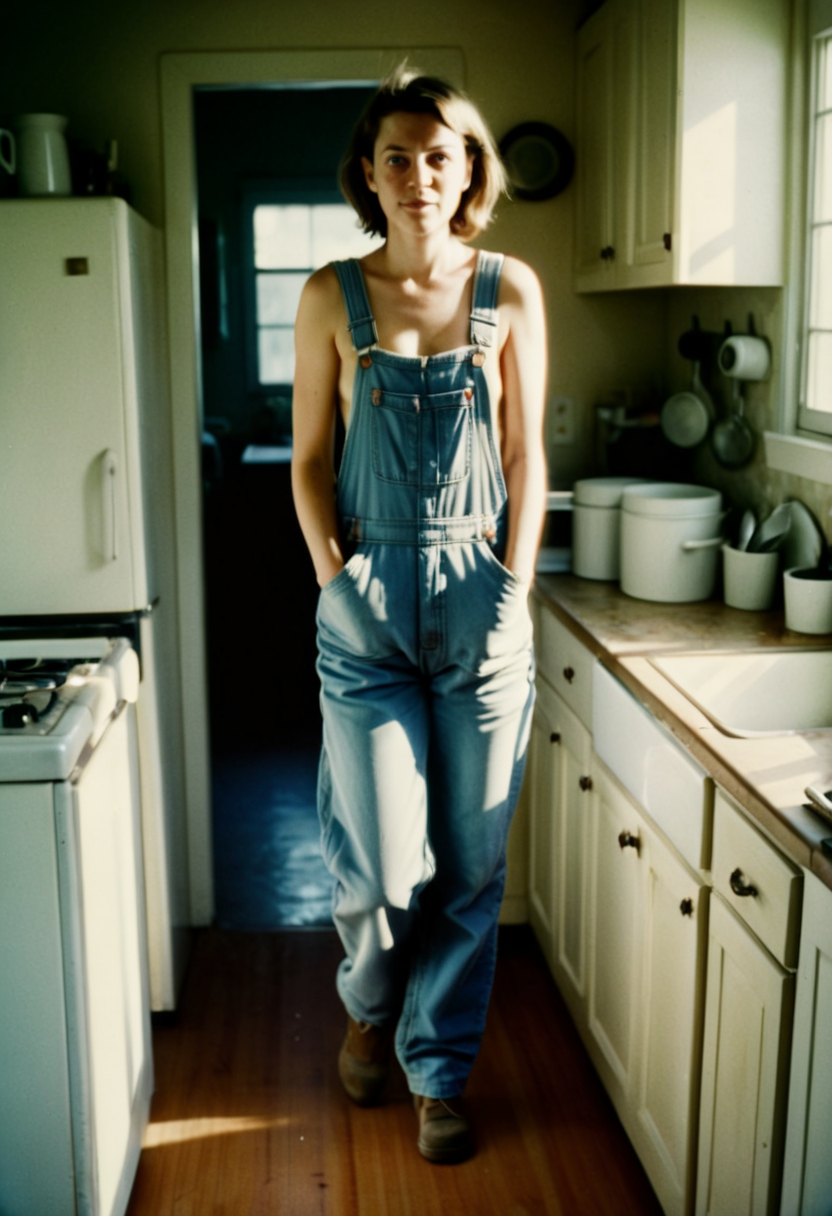 AI generated: Stable Diffusion prompt: This is a candid, full body, analog film photograp... (Stable Diffusion - Photography)