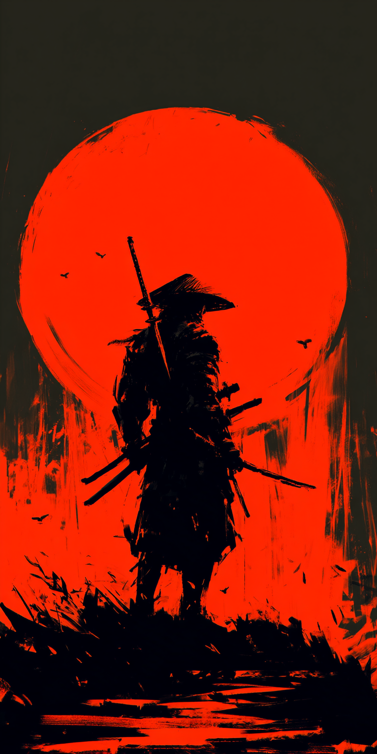 Midjourney prompt: Samurai in full armor, concept art in the style of... - Midjourney
