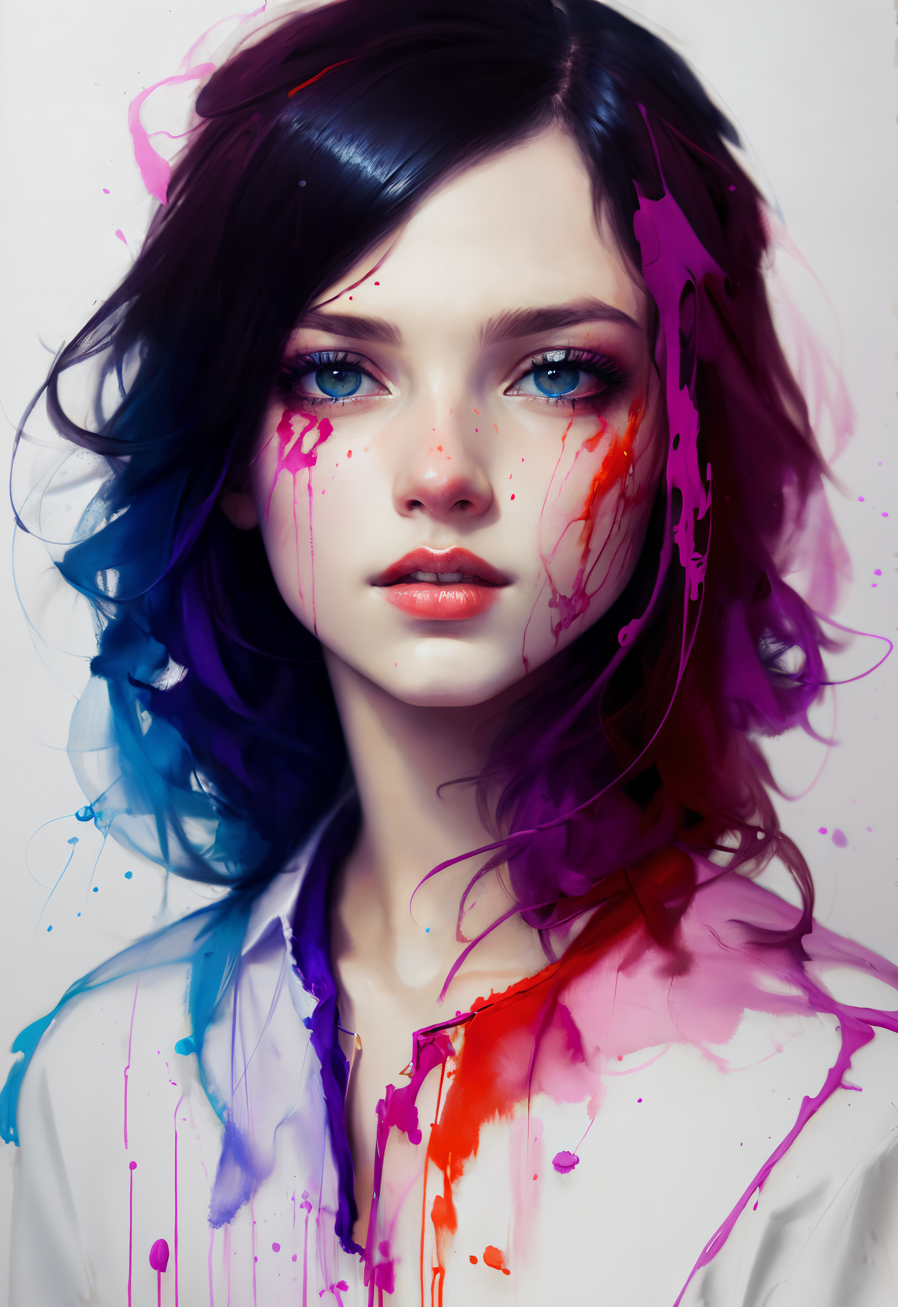 صورة مولدة بالذكاء الاصطناعي: Style of Agnes Cecile (نموذج DreamShaper - صور شخصية)