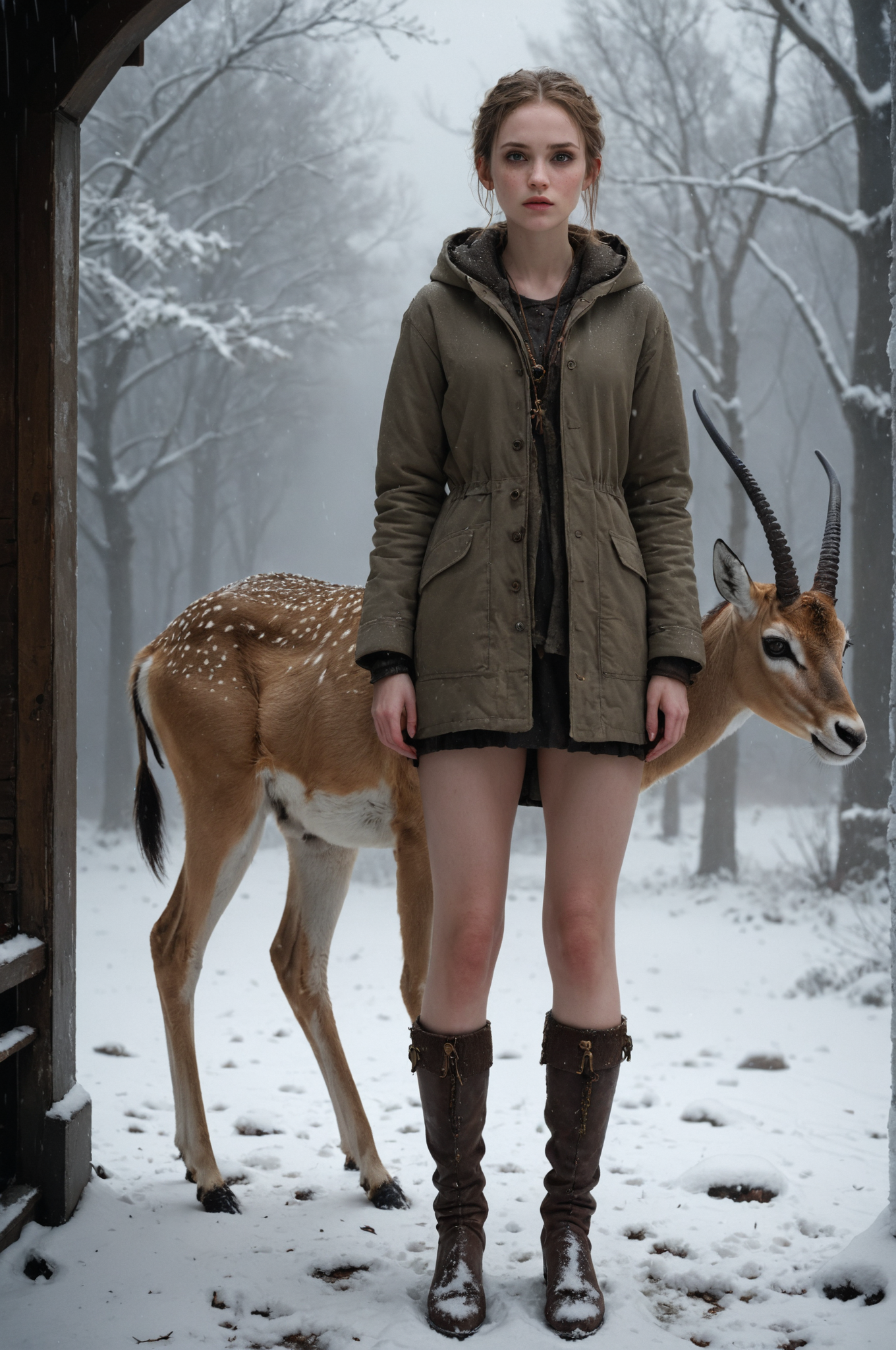 Stable Diffusion prompt: Hyperrealistic art niji, (art by Craig Mullins:1.1... - Stable Diffusion