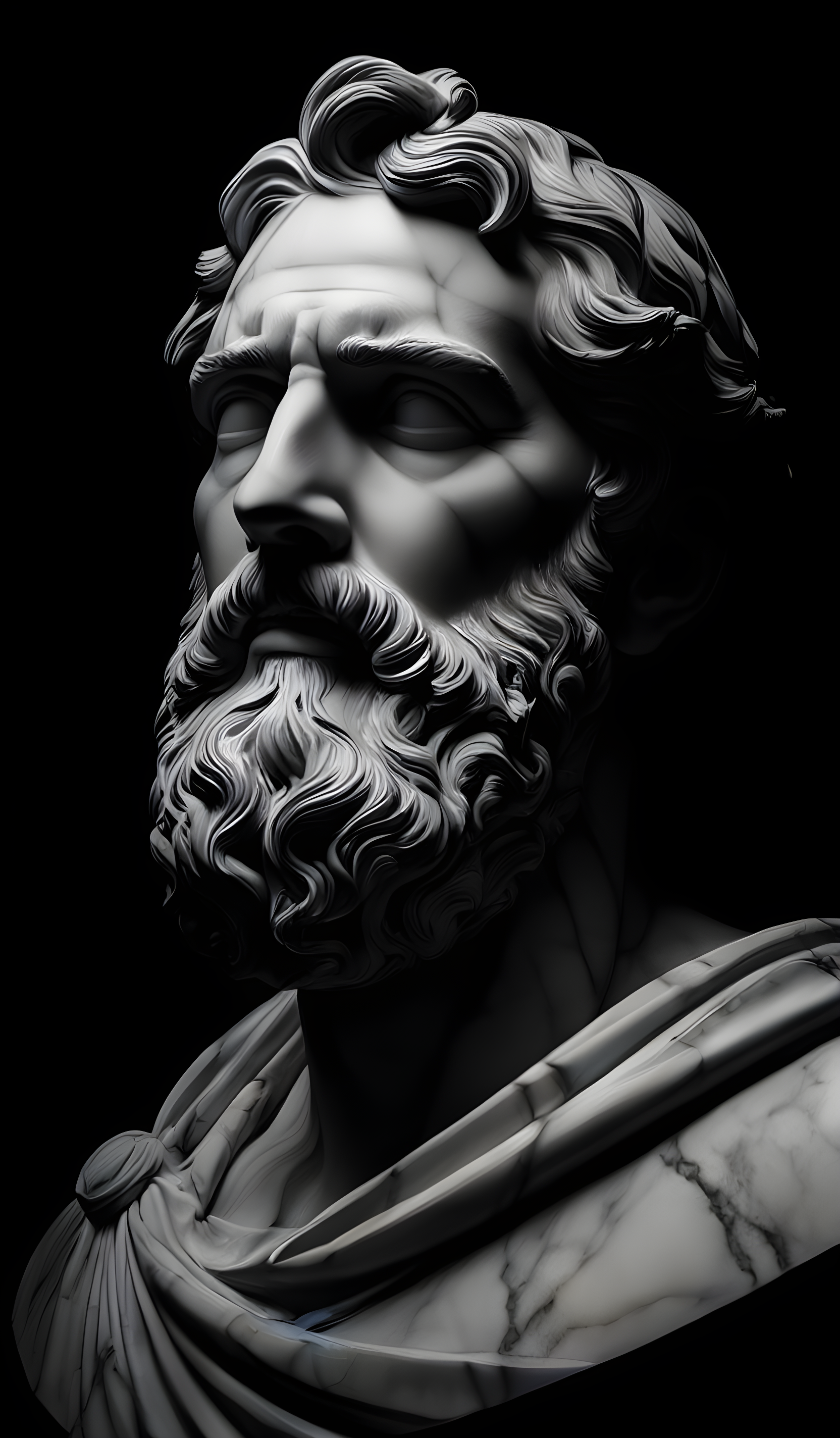 AI generated: A Wisdom Figure (Stable Diffusion - Concept Art)