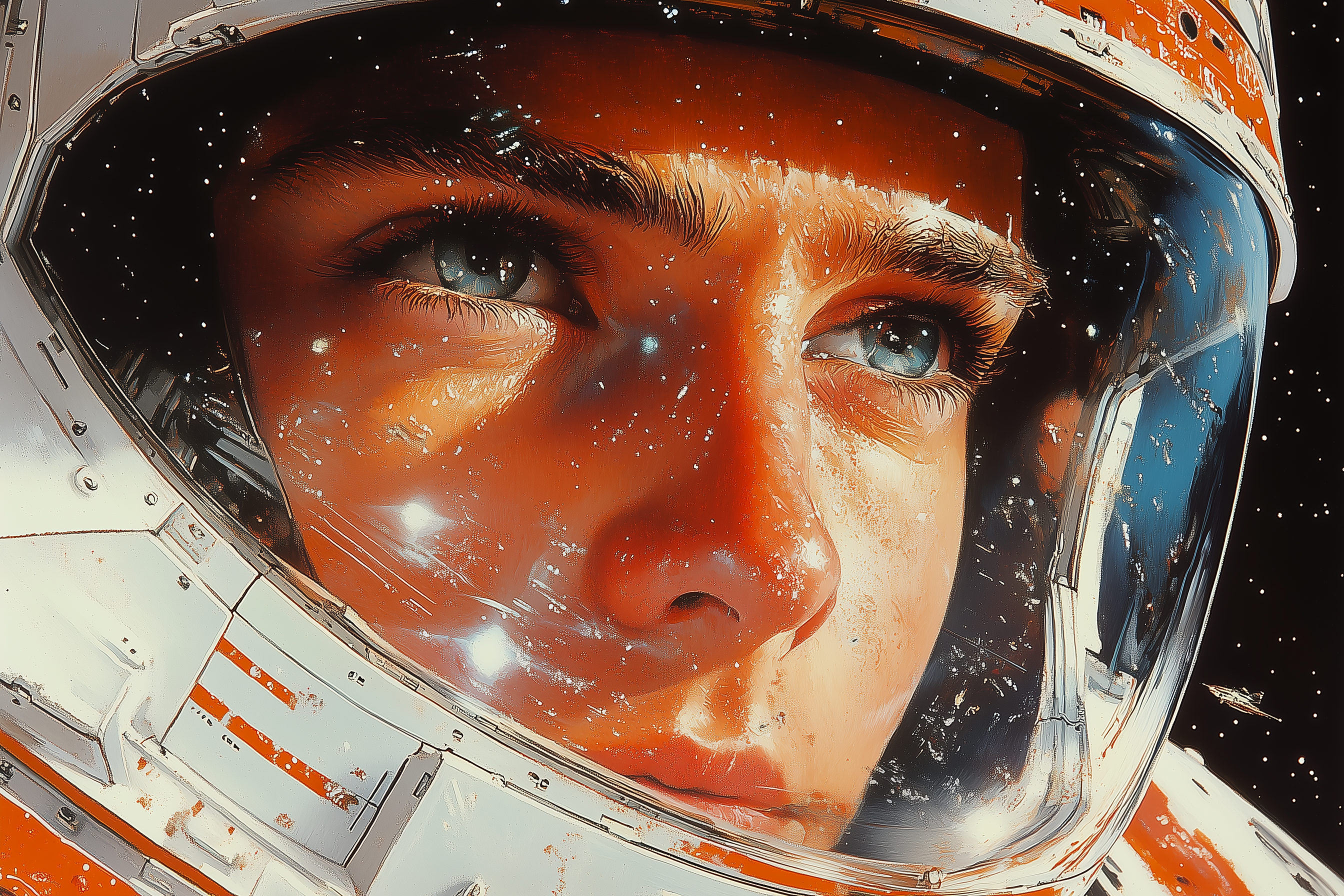 صورة مولدة بالذكاء الاصطناعي: Midjourney prompt: 70s sci-fi fantasy magazine art illustration of an... (نموذج Midjourney - فن مفاهيمي)