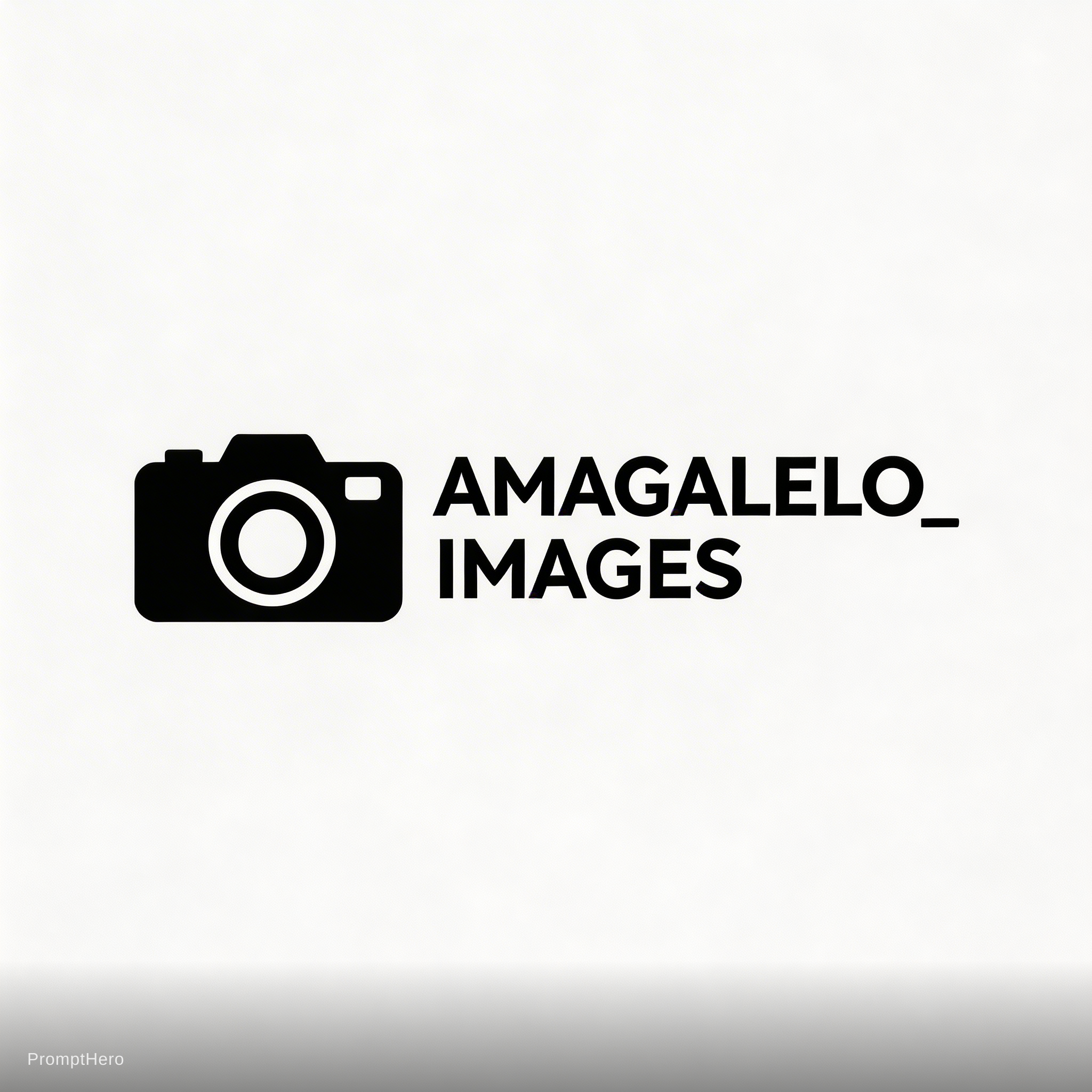 صورة مولدة بالذكاء الاصطناعي: Seedream 5 prompt: Drawn camera logo and a name next to it "AMAGALELO (نموذج Seedream 5 - شعارات وتصميم)