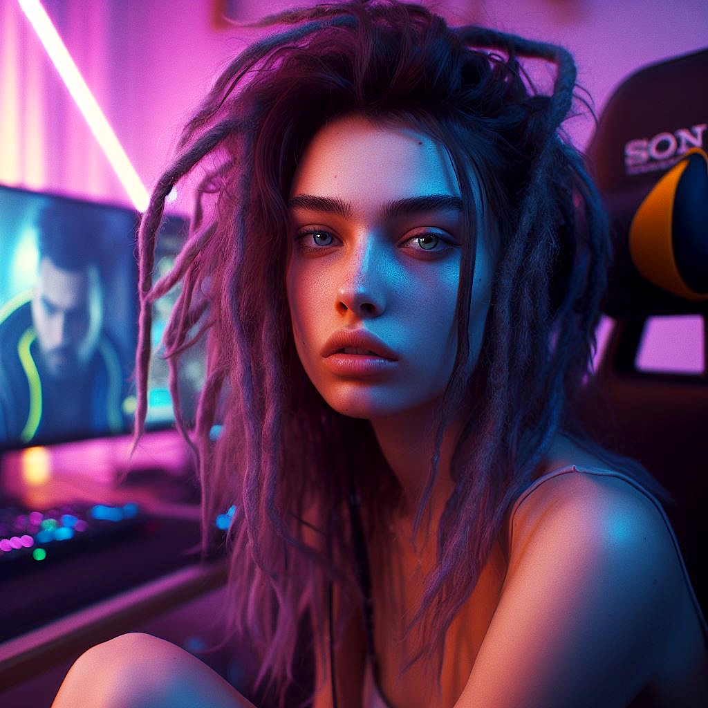 AI generated: There is no pause in online games, mom! (Stable Diffusion - Portraits)