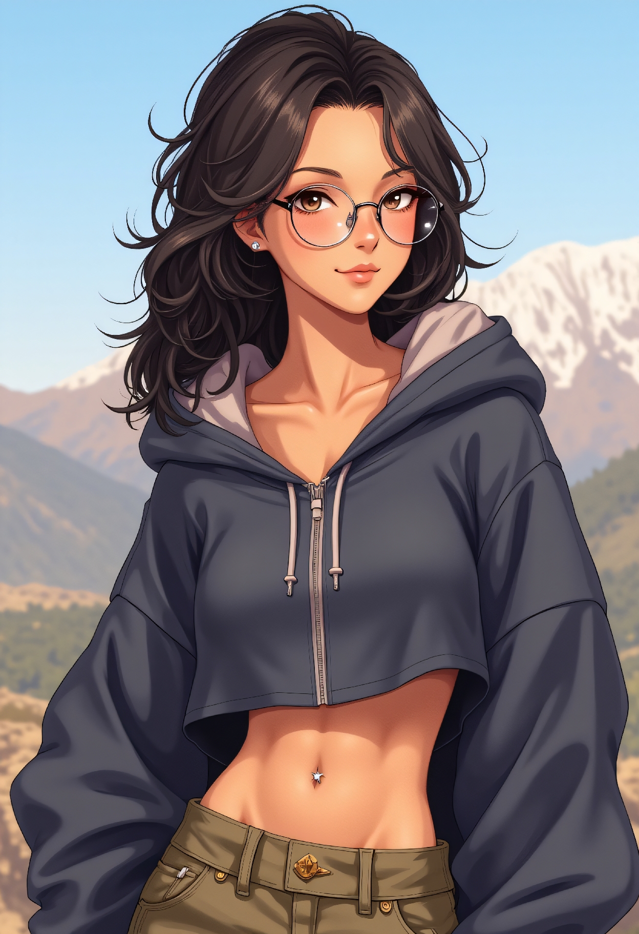 FLUX prompt: 24 year young niji anime asian girl, very sultry l... - FLUX