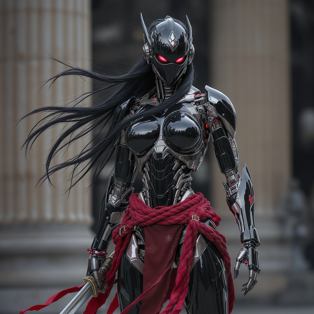 FLUX prompt: Full body view a highly detailed and stylize...