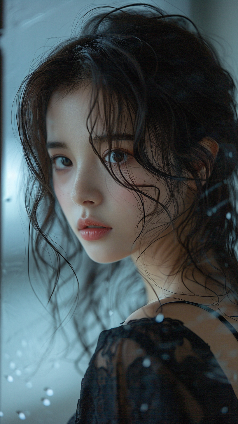 صورة مولدة بالذكاء الاصطناعي: Midjourney prompt: a beautiful woman in front of a mirror, in the sty... (نموذج Midjourney - تصوير فوتوغرافي)