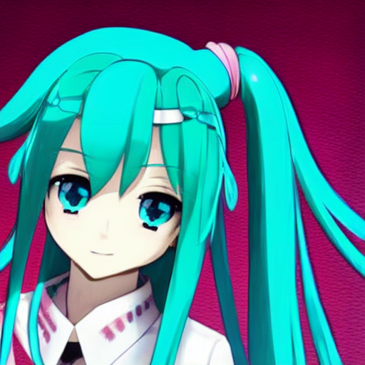 Stable Diffusion prompt: profile picture | hatsune miku