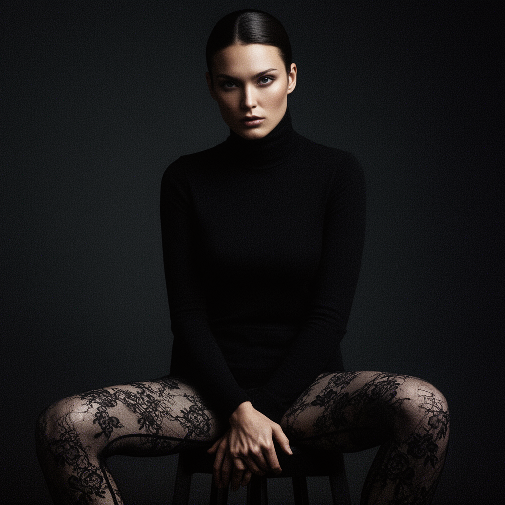 AI generated: Flux.2 prompt: A high-end fashion editorial portrait of a woman w... (Flux.2 - Fashion)
