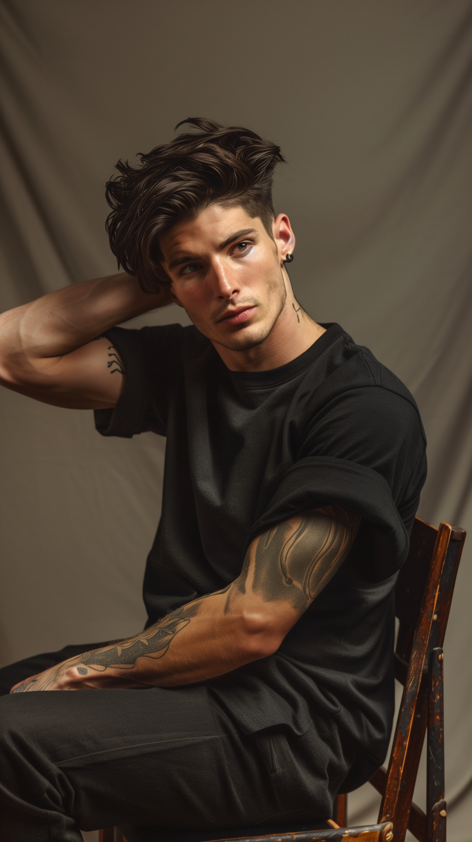 AI generated: Realism male model (Midjourney - Photography)