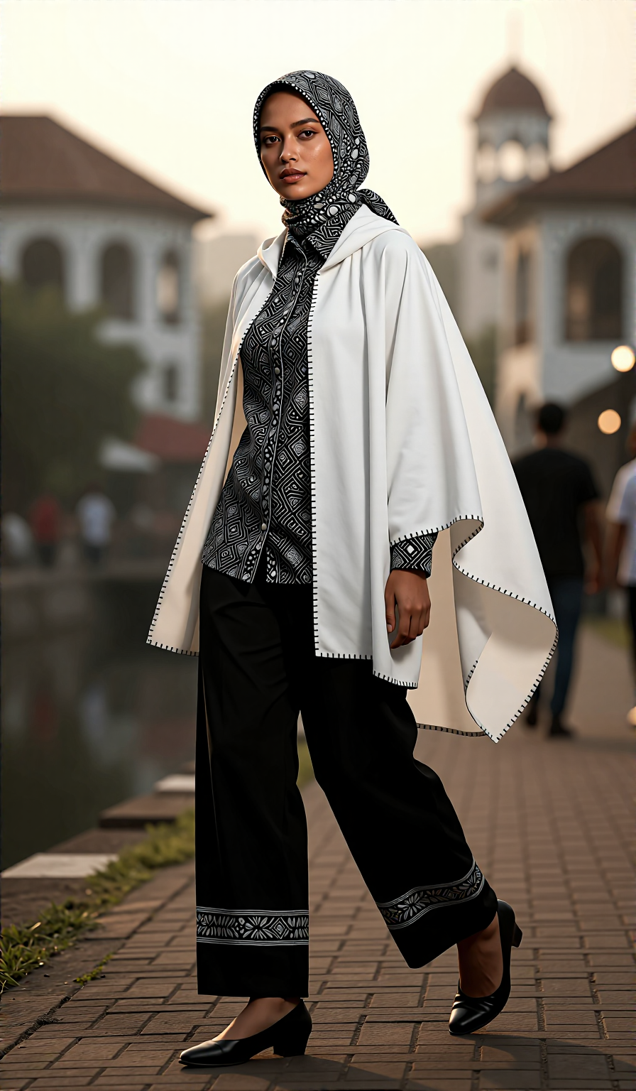 AI generated: Jakarta Modern (Z Image - Fashion)