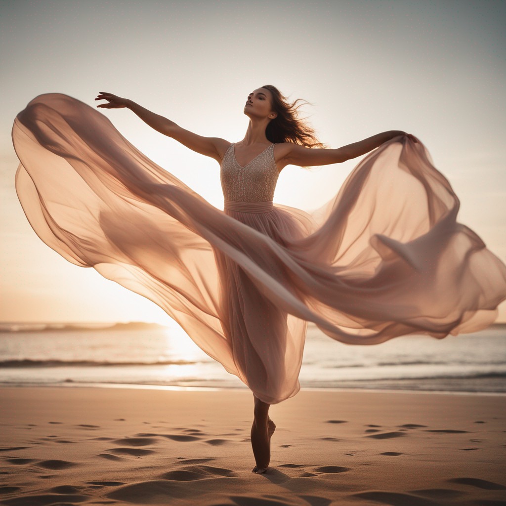AI generated: Stable Diffusion prompt: In a surreal dance of delicate movement, the ether... (Stable Diffusion - Photography)