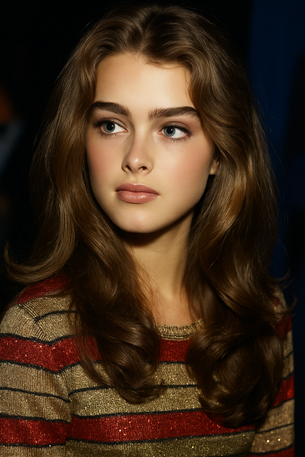 ChatGPT Image prompt: Pppv2 our apps brings Brooke shield...