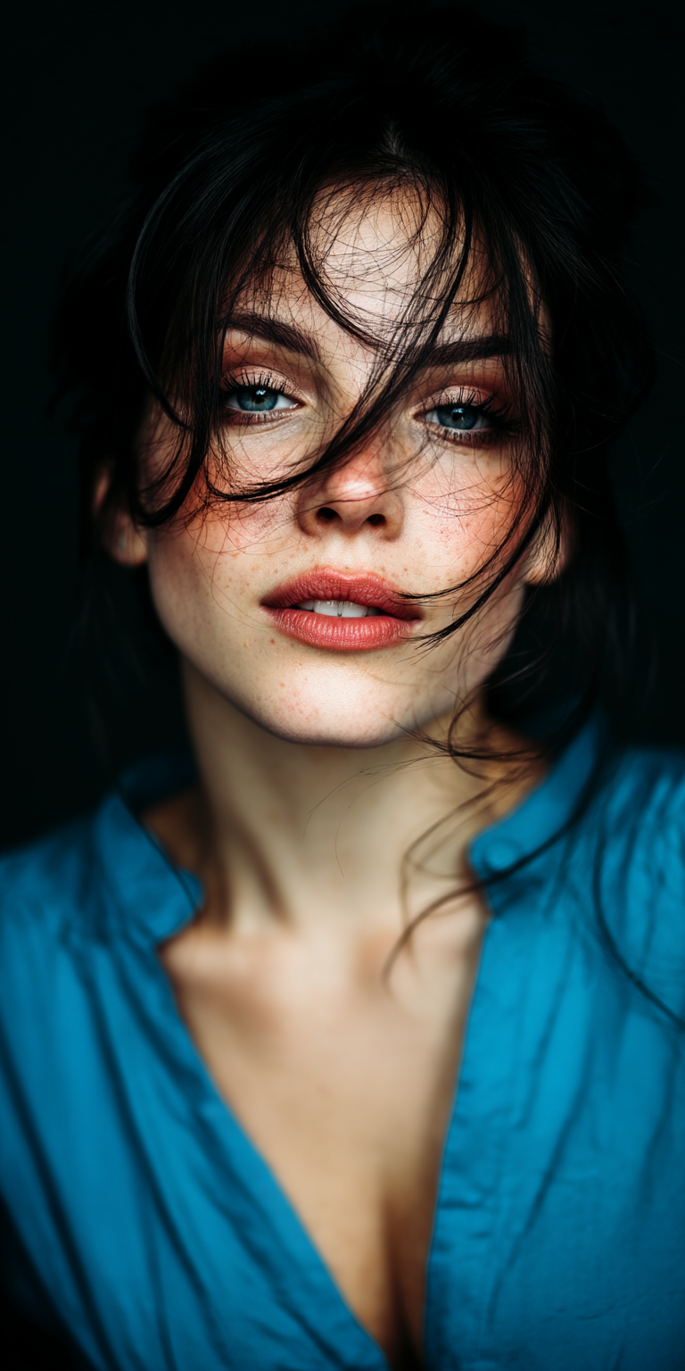 AI generated: Midjourney prompt: close-up of a stunning fashion model, ultra-realis... (Midjourney - Fashion)