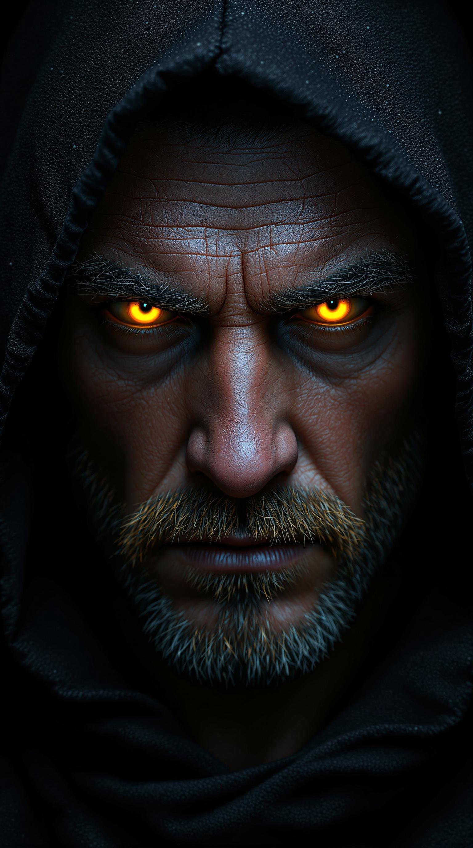 AI generated: FLUX prompt: Generate a hyper-realistic image of a man with glo... (FLUX - Portraits)