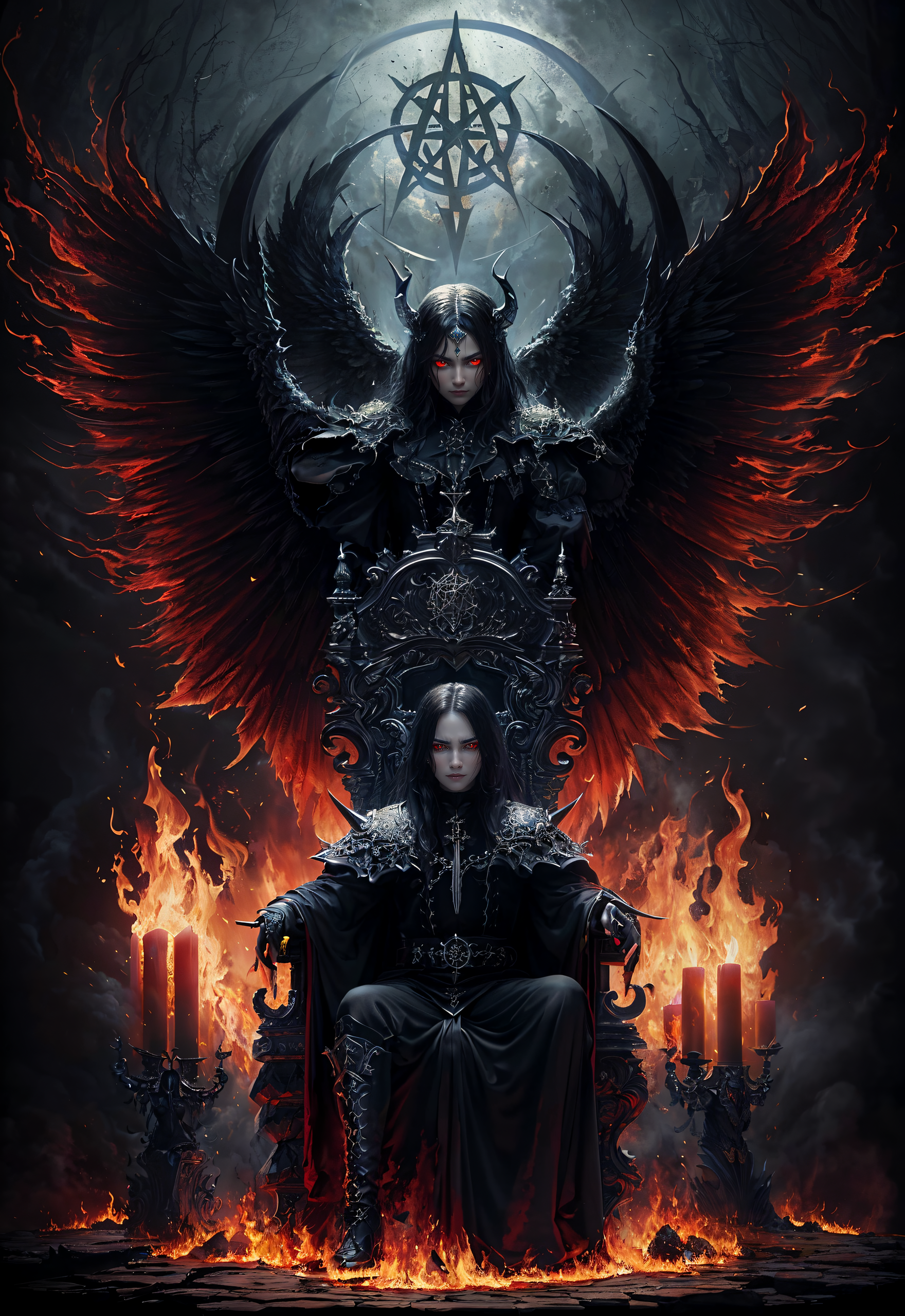 صورة مولدة بالذكاء الاصطناعي: Demon Lord (نموذج DreamShaper - فن مفاهيمي)