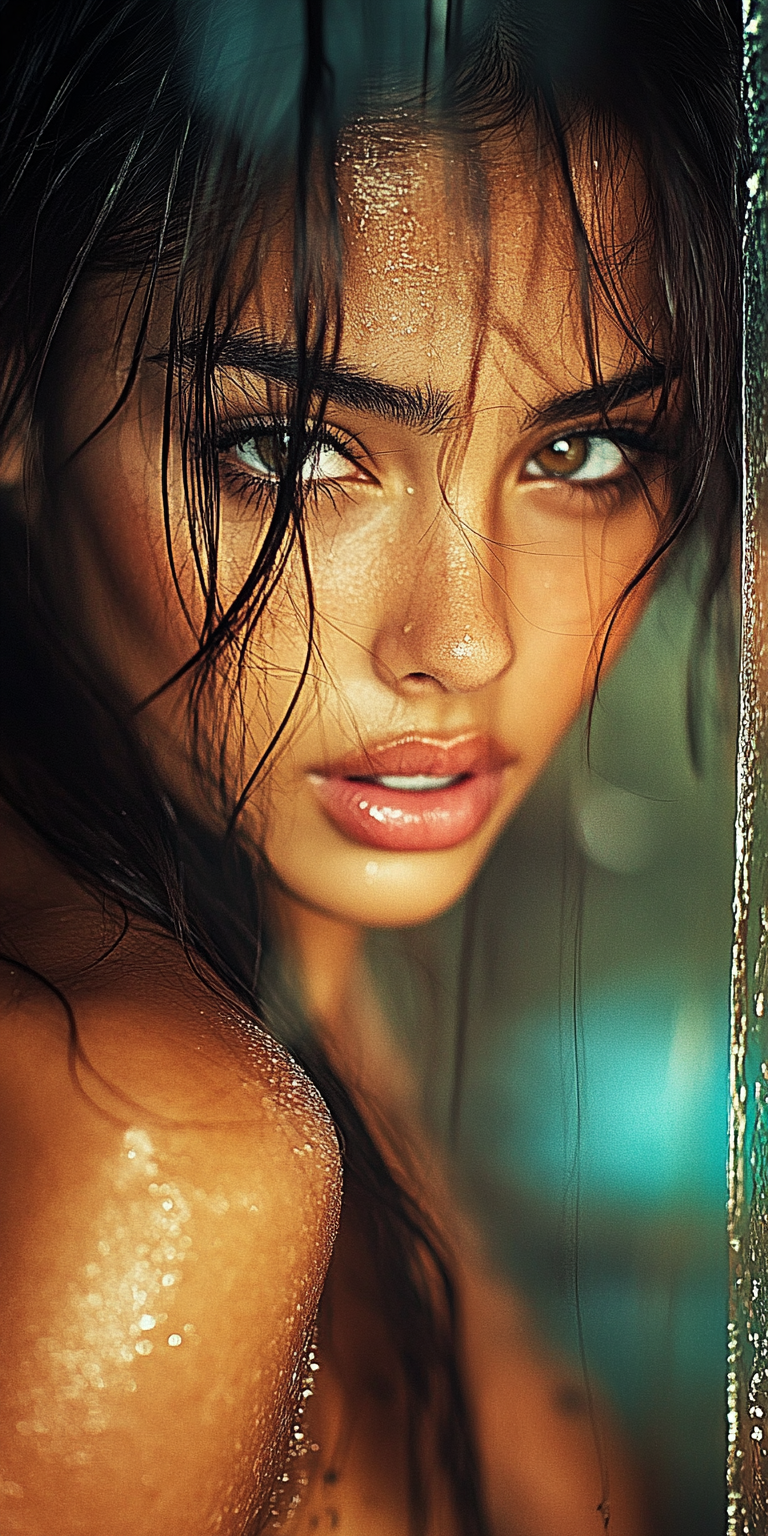 AI generated: Midjourney prompt: stunning photograph of a beautiful woman shot in H... (Midjourney - Photography)