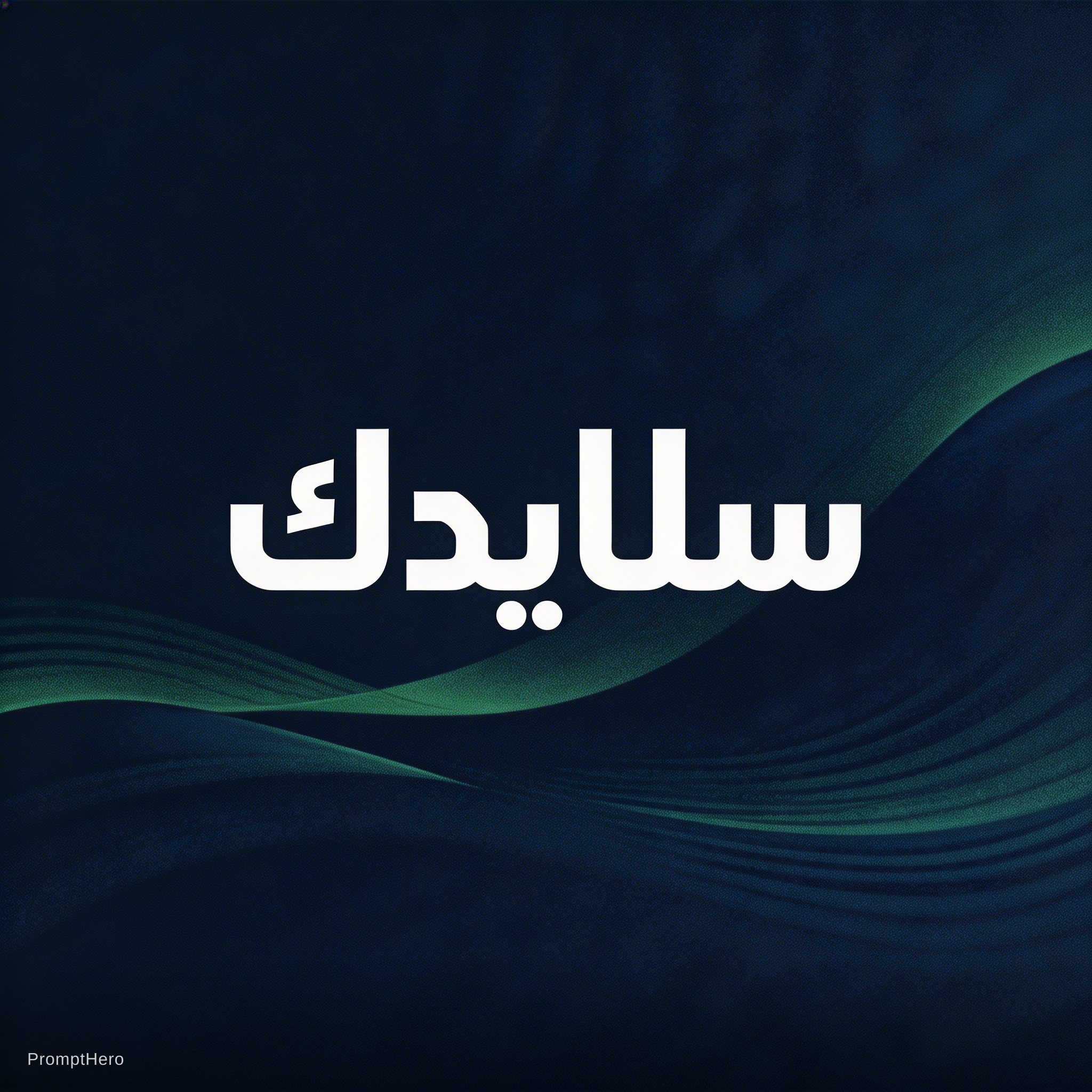 AI generated: Seedream 5 prompt: Create a modern Arabic typography logo for “سلايدك... (Seedream 5 - Logos, Icons & Design)