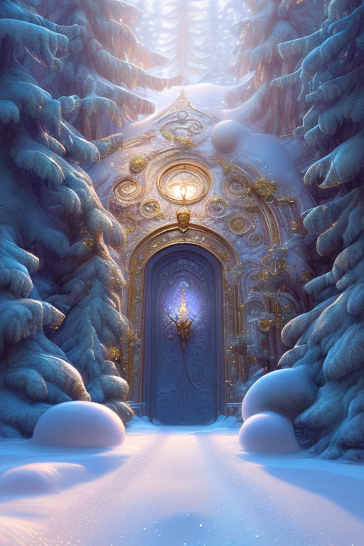 صورة مولدة بالذكاء الاصطناعي: Openjourney prompt: mdjrny-v4 style, ethereal winter flowers, carved s... (نموذج Openjourney - فن مفاهيمي)