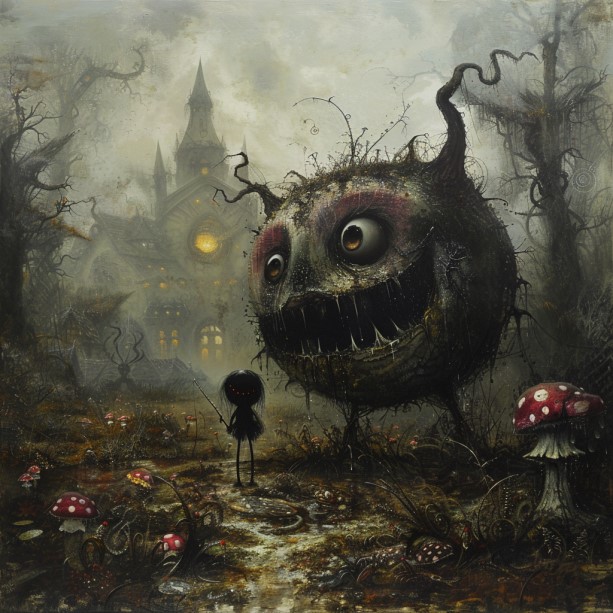 صورة مولدة بالذكاء الاصطناعي: Midjourney prompt: Just how strange life is (نموذج Midjourney - فن مفاهيمي)