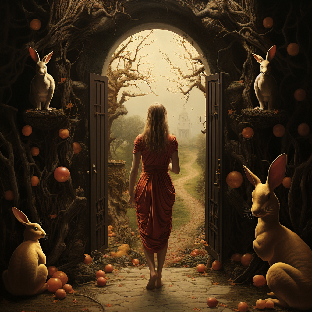 AI generated: Easter Woman - The Residents (Midjourney - Concept Art)