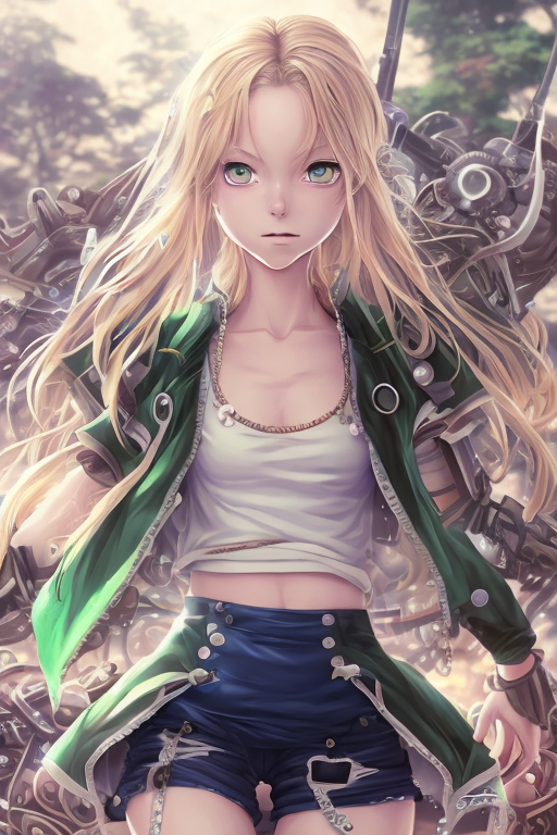 Openjourney prompt: game 2d art, image of a young girl with light blon... - Openjourney