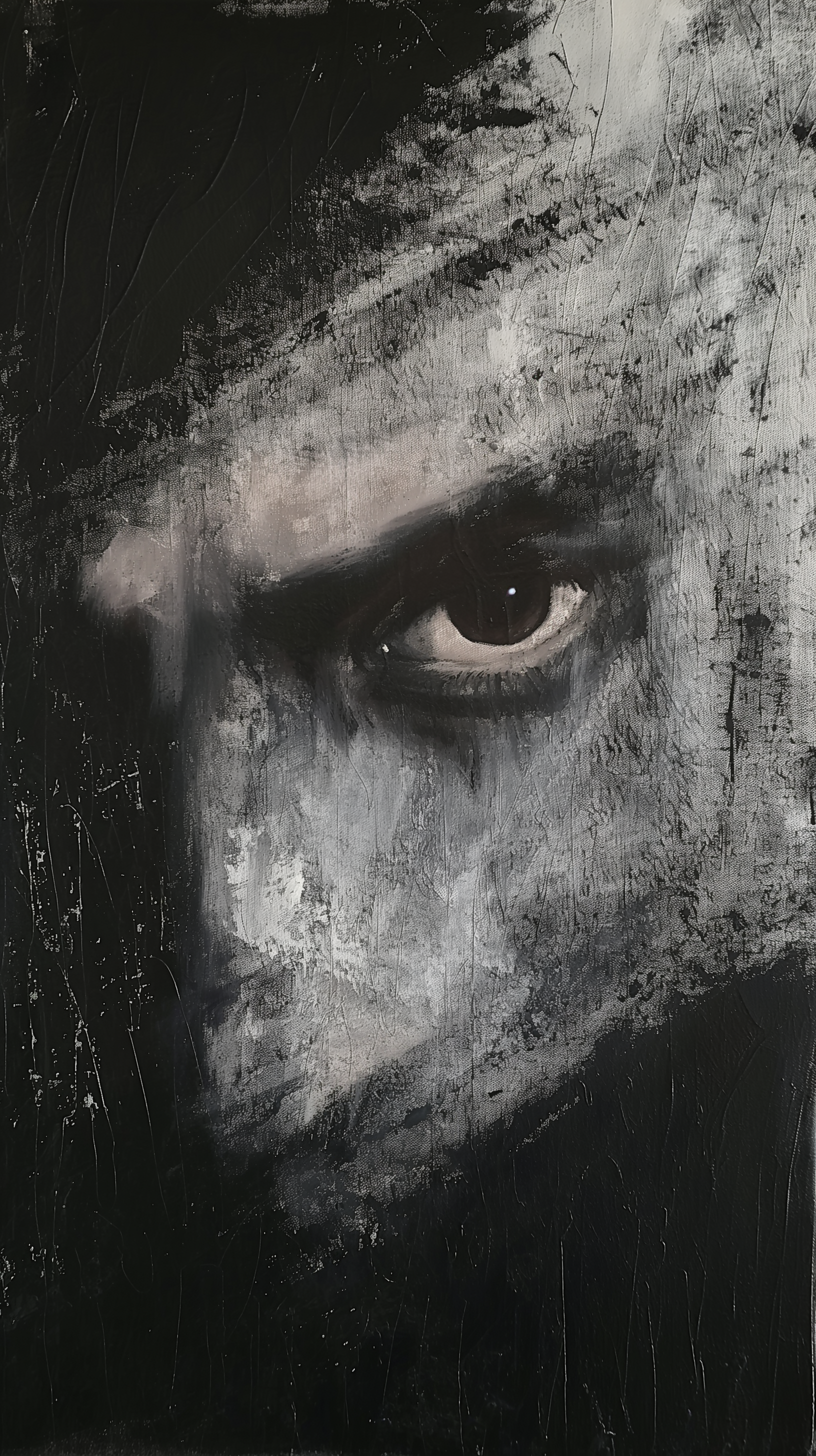 AI generated: Midjourney prompt: portrait, man, oil painting, grainy painting, focu... (Midjourney - Portraits)