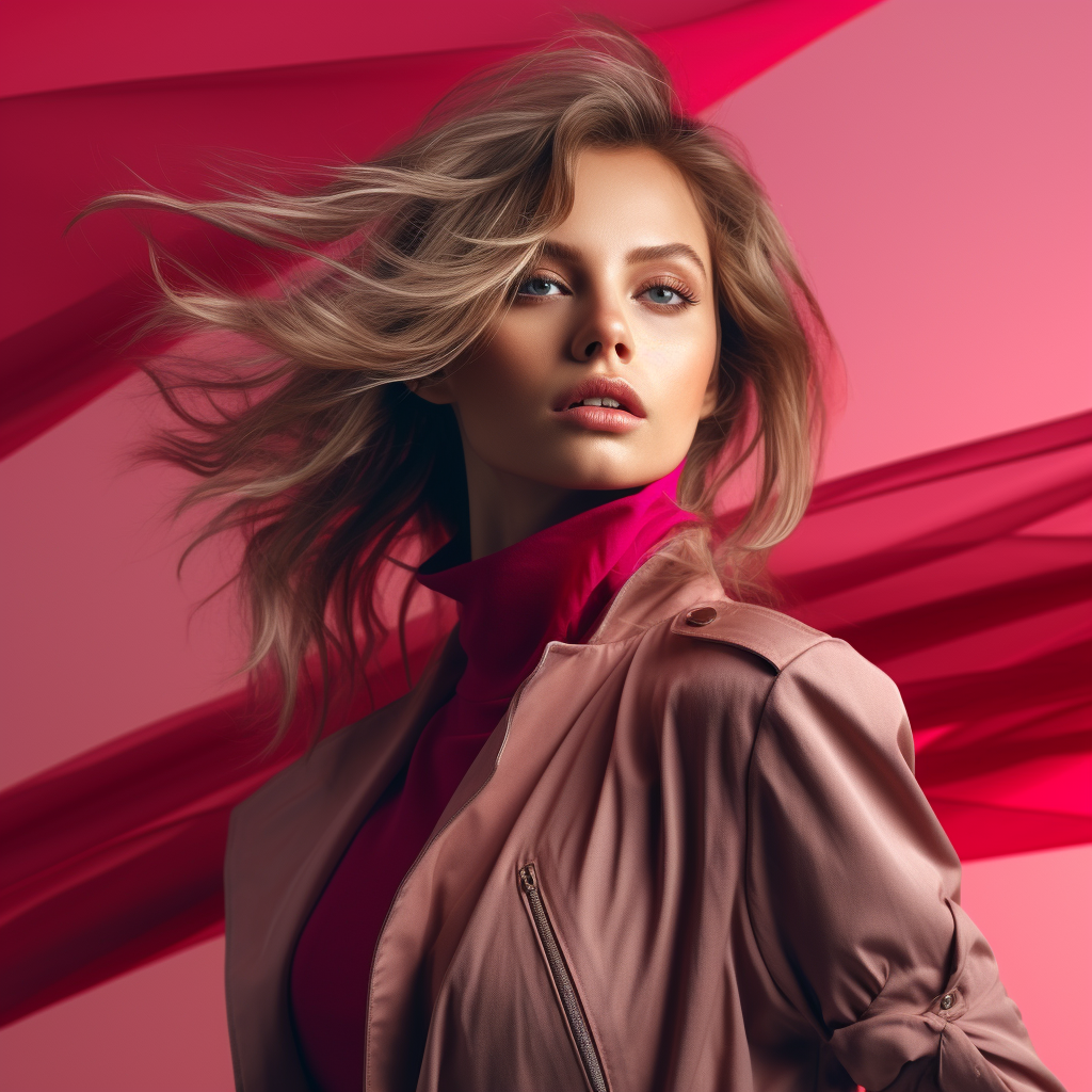 AI generated: Midjourney prompt: A fashion girl for a Beacon banner or profile pict... (Midjourney - Fashion)