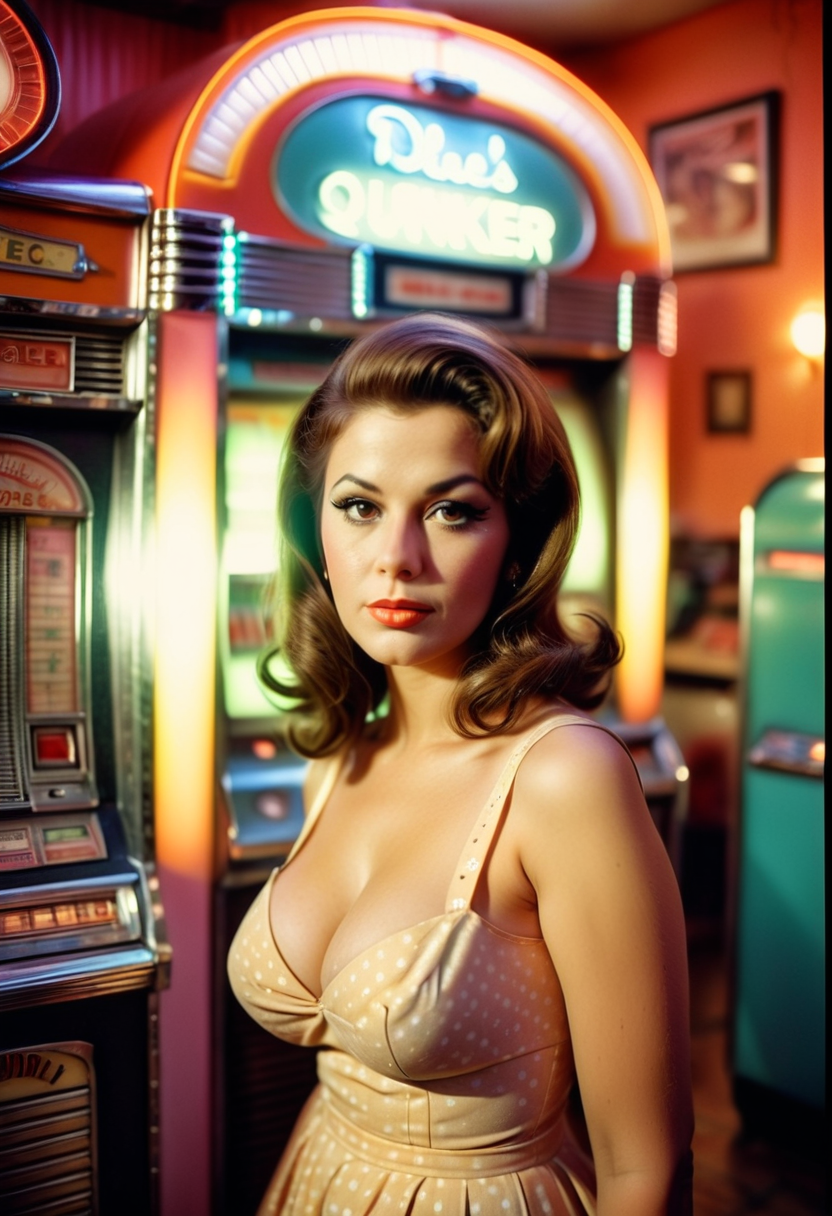 AI generated: Stable Diffusion prompt: analog color film photograph of a woman, 1960s att... (Stable Diffusion - Photography)