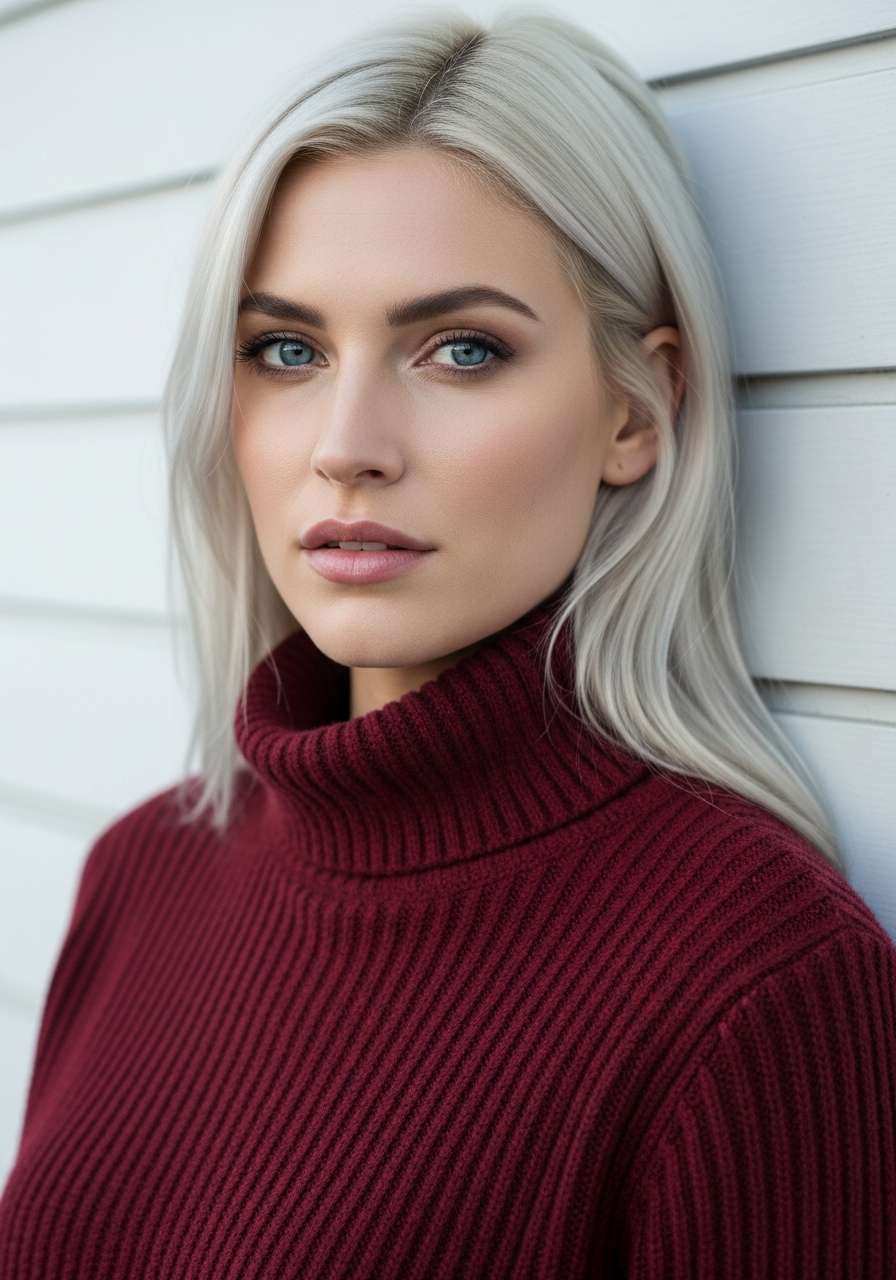 صورة مولدة بالذكاء الاصطناعي: Google Imagen prompt: A high-resolution cinematic portrait of a woman wi... (نموذج Google Imagen - صور شخصية)