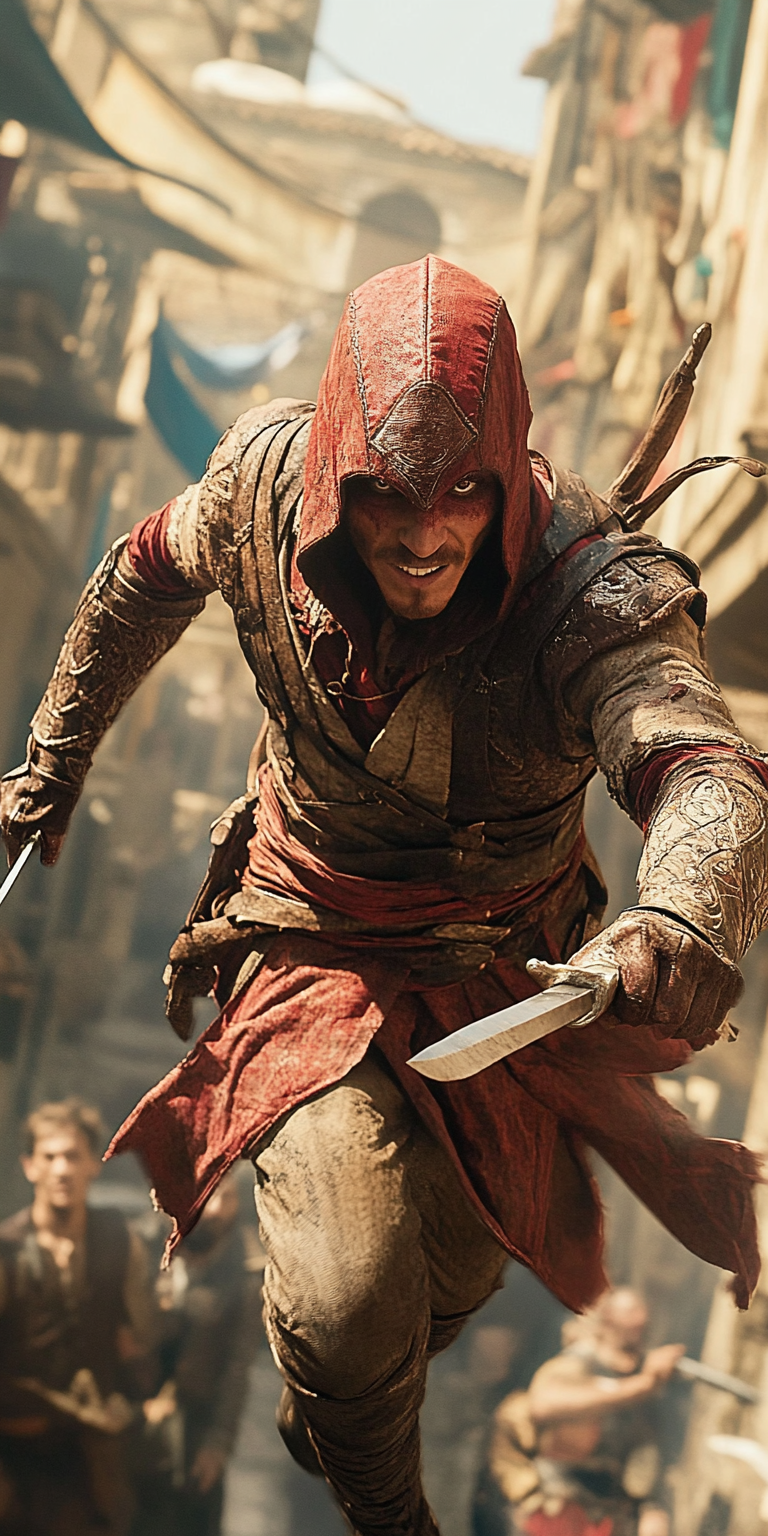 AI generated: Midjourney prompt: Assassin's Creed action sequence, Aguilar de Nerha... (Midjourney - Character Design)
