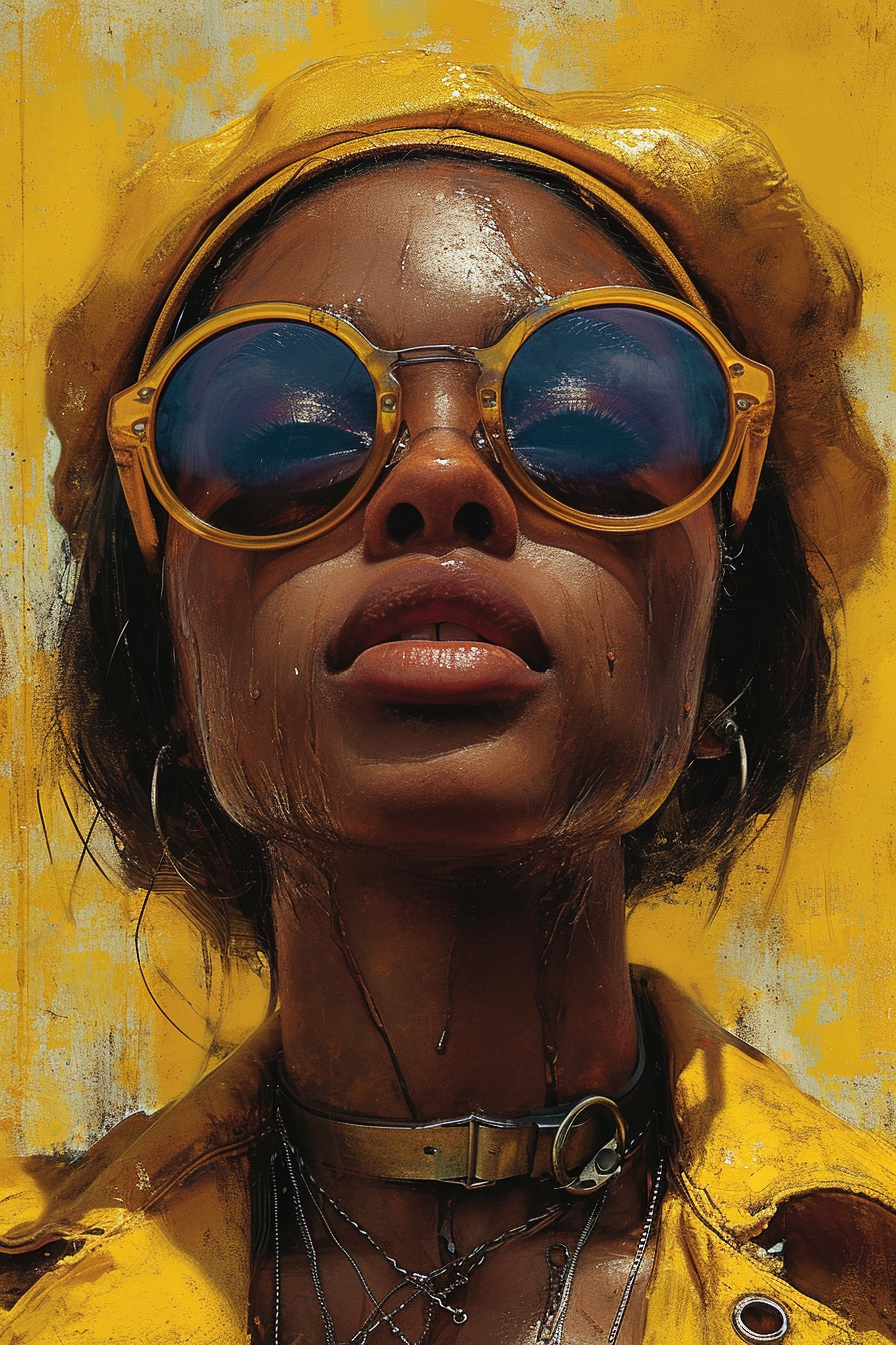 AI generated: Midjourney prompt: cover art exhibition, in the style of alex maleev,... (Midjourney - Portraits)