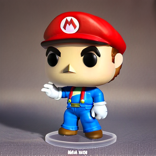 صورة مولدة بالذكاء الاصطناعي: Funko Diffusion prompt: Funko Pop of Mario (نموذج Funko Diffusion - Logo Icon Design)