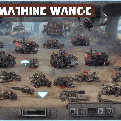Stable Diffusion prompt: machine war