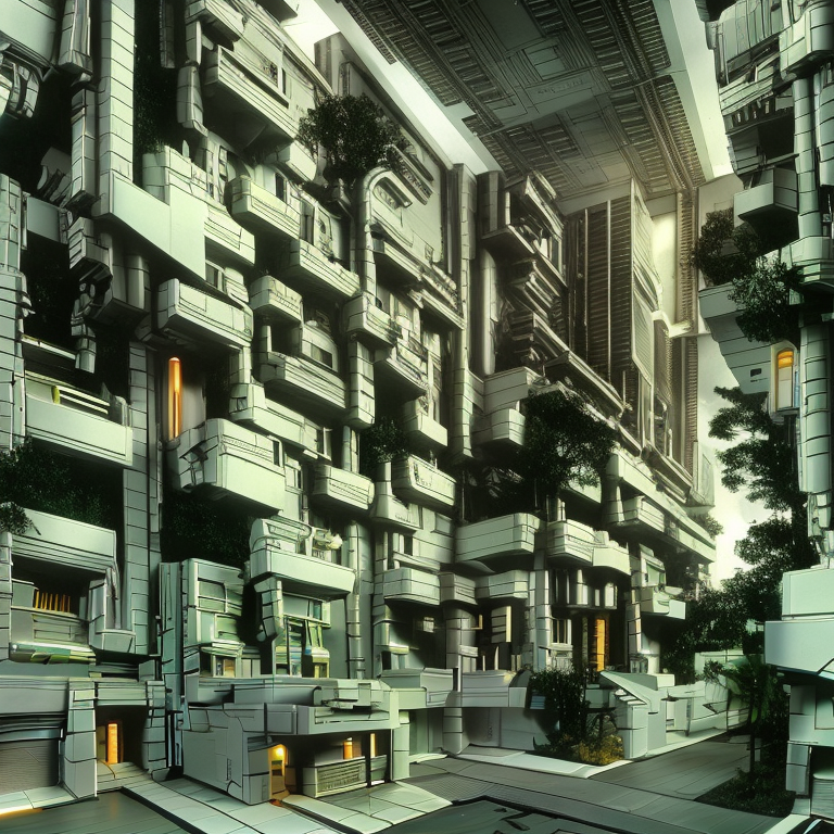 Stable Diffusion prompt: esidential villa | streetscape