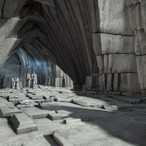 Stable Diffusion prompt: stunning city of stone inside a ...