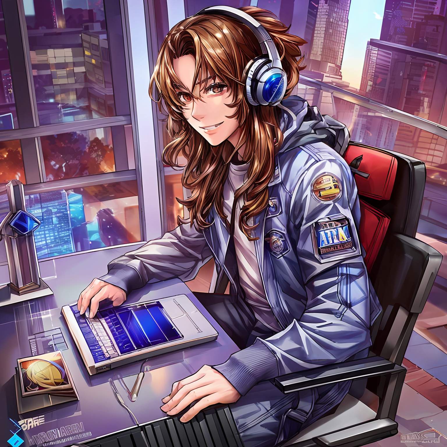 AI generated: MIX-Pro-V4 prompt: A closeup of a man with light brown hair, long hai... (MIX-Pro-V4 - Concept Art)