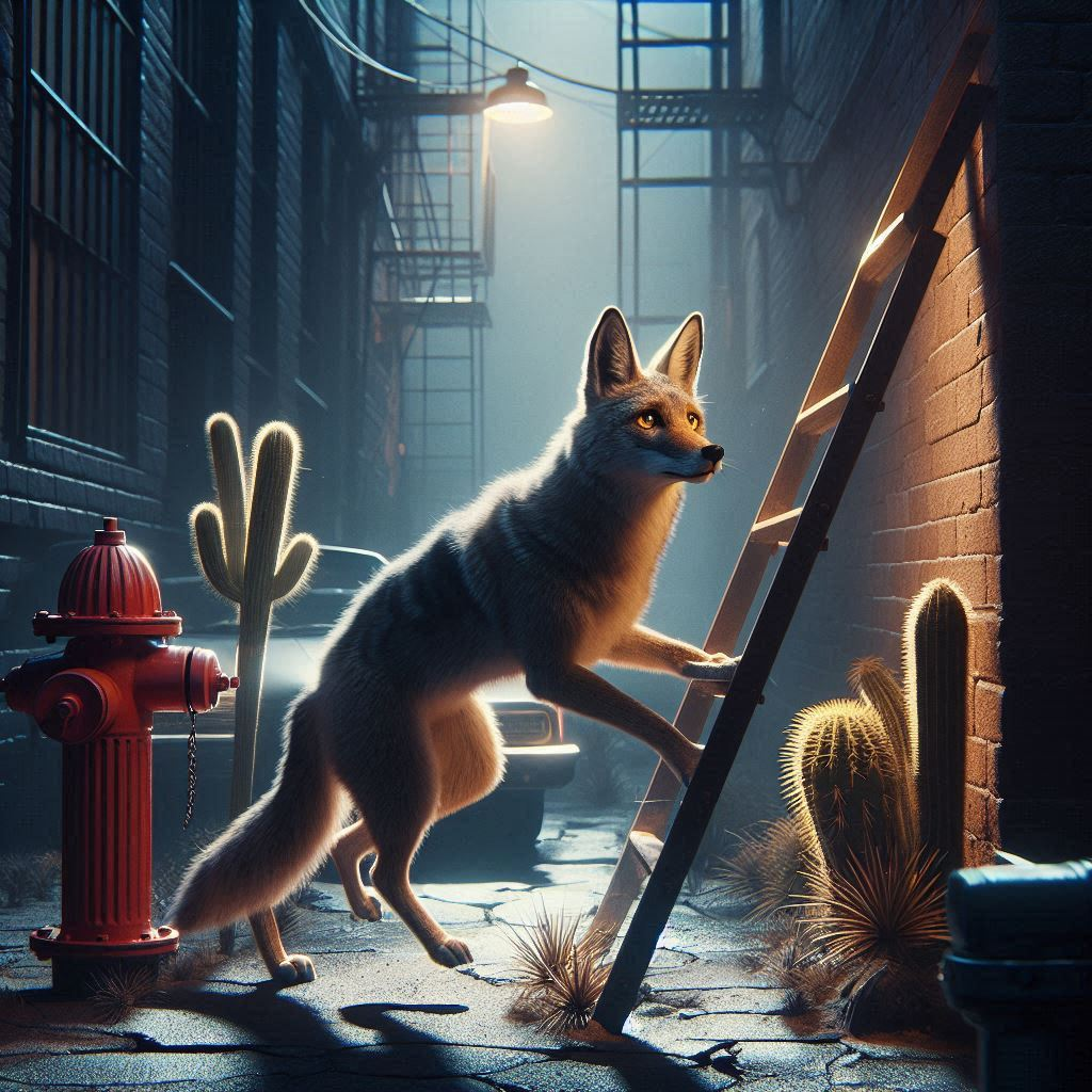 Ladder Eye DALL·E prompt: Cinematic professional 3D animation of a c...