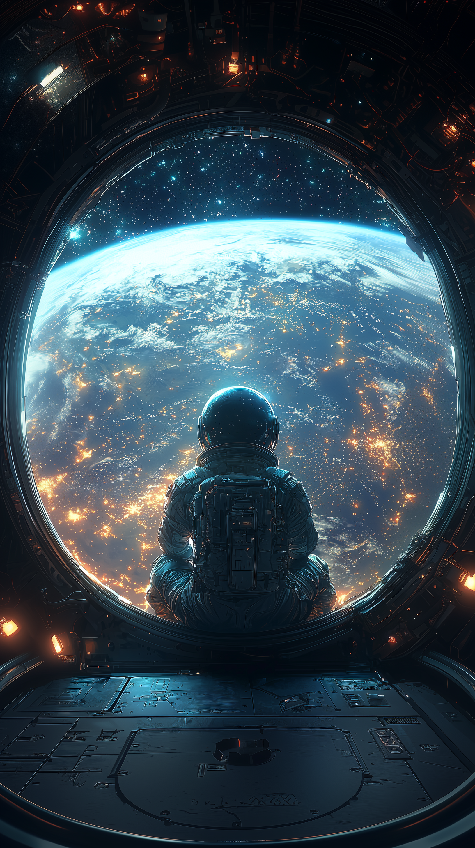 AI generated: Midjourney prompt: illustration art, sci-fi concept, a small futurist... (Midjourney - Concept Art)